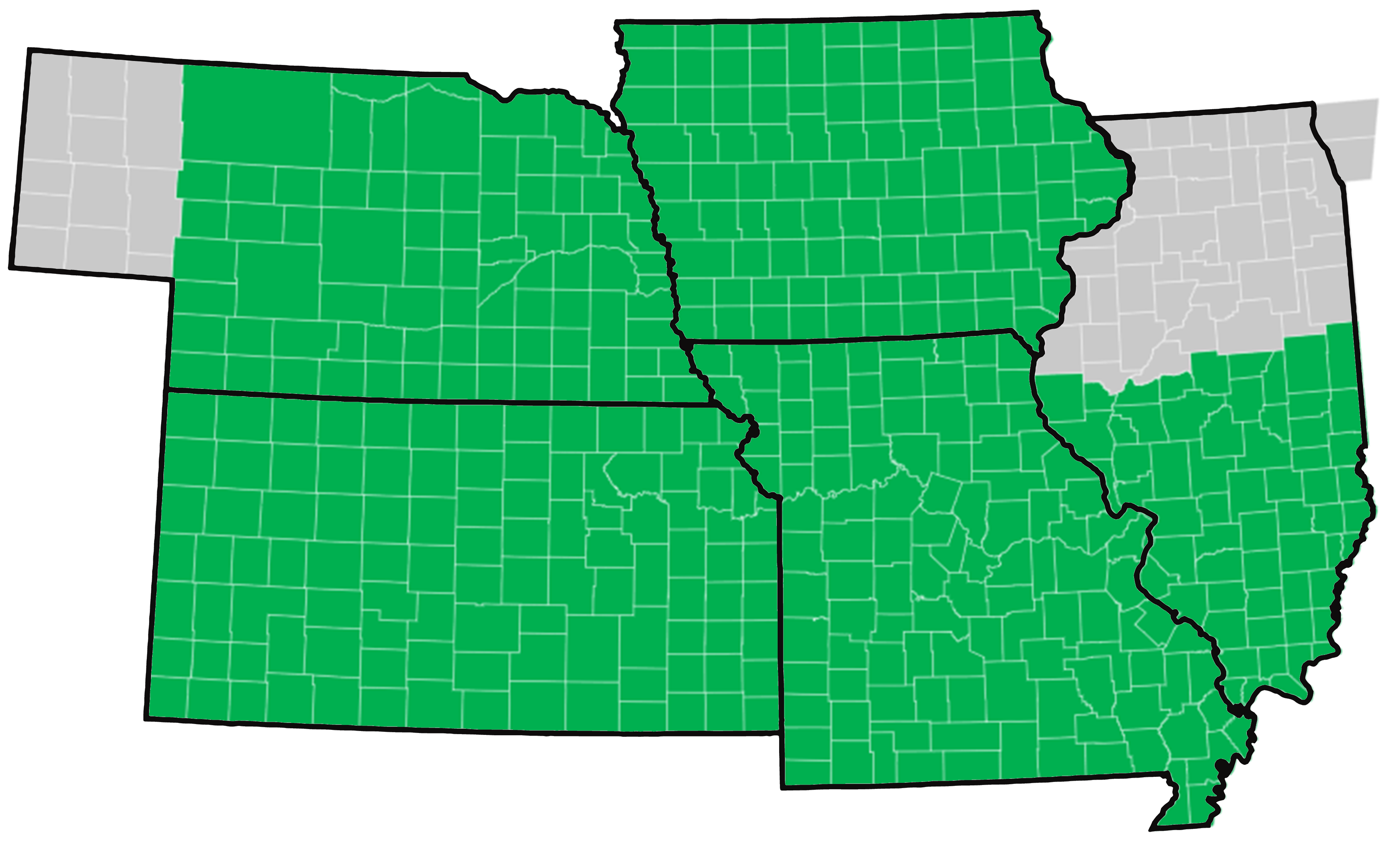 Rain Bird Territory Map