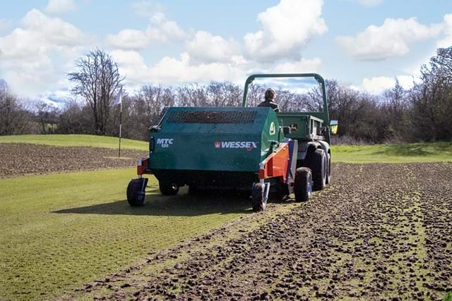 Turf Beetle Core Sweeper Collector